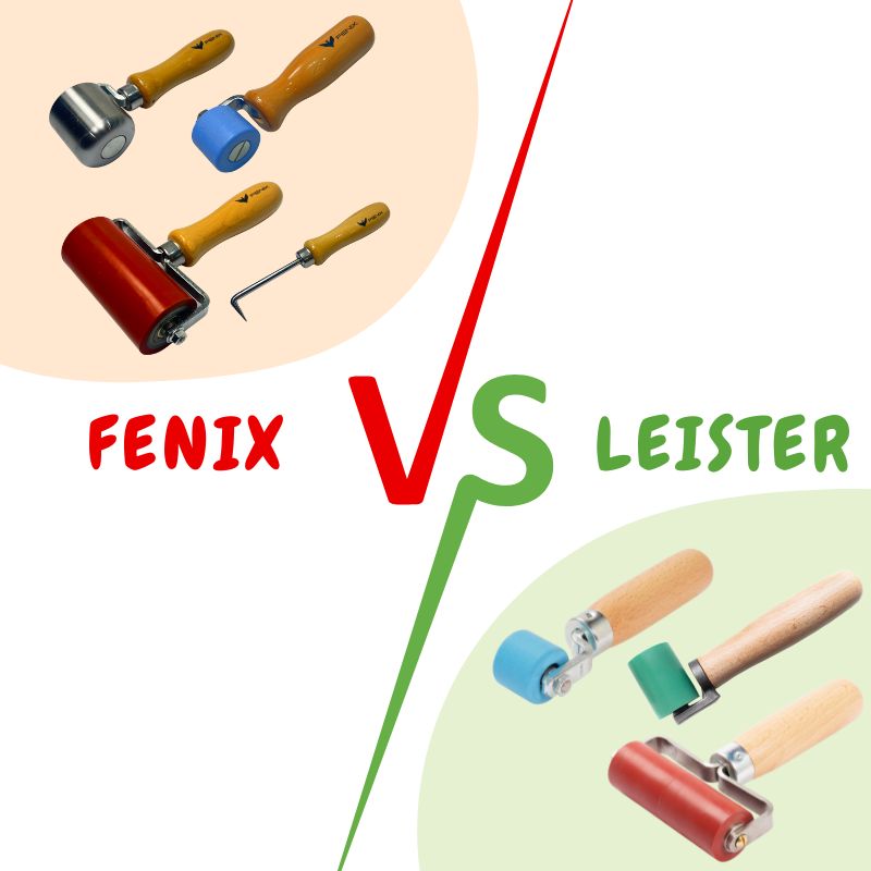 Porównanie wałków Fenix do 3 modeli konkurencyjnych (herz, leister, bosite)