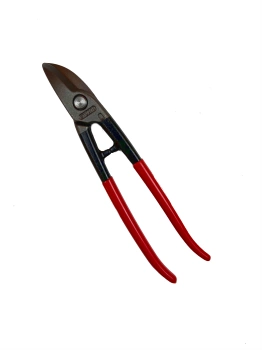 267704 NOŻYCE OTWOROWE LEWE CZERWONE PVC STUBAI