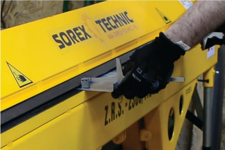 Przymiar do blachy GD-600 - 600mm (1szt.) SOREX TECHNIC